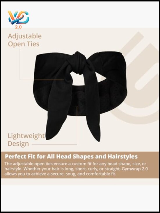 Sweat-Wicking Adjustable Workout Headband for Sports Running